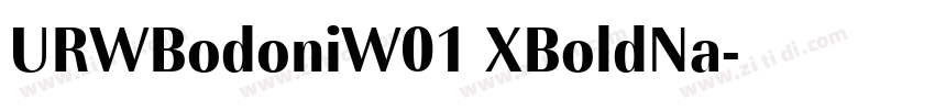 URWBodoniW01 XBoldNa字体转换 URWBodoniW01 XBoldNa字体转换
